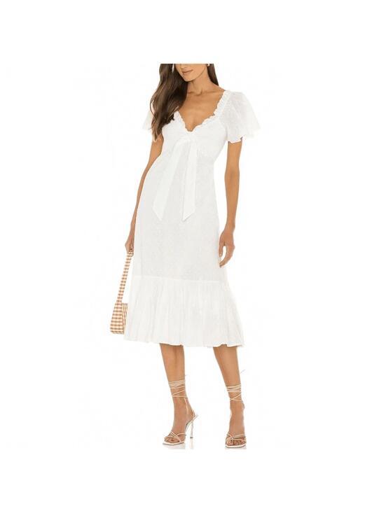 Cleobella Dresses & Skirts - Cleobella Ashlyn Midi Dress NWT Ivory XS